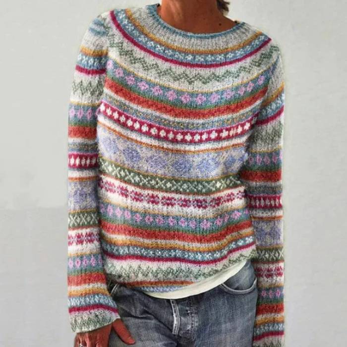 Élan Urbain™ - Pull rétro élégant