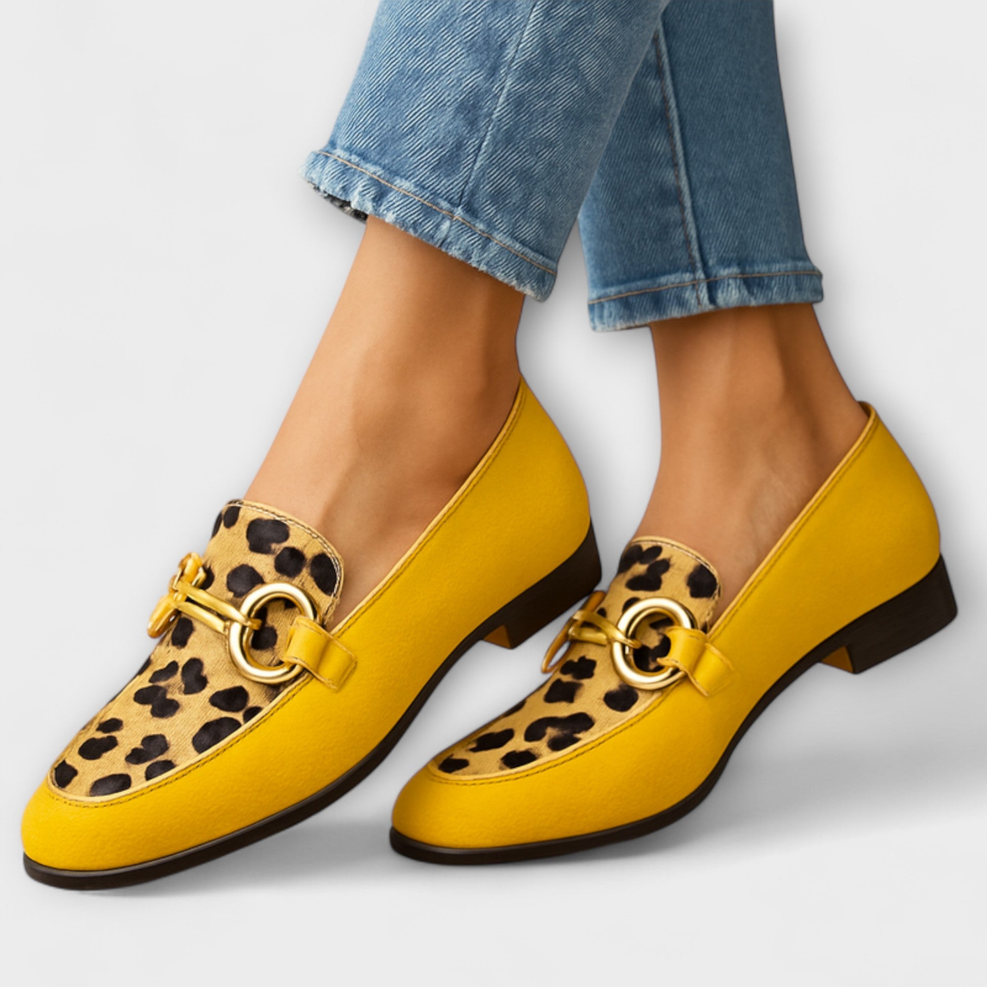 Élan Urbain™ | Mocassins élégants léopard