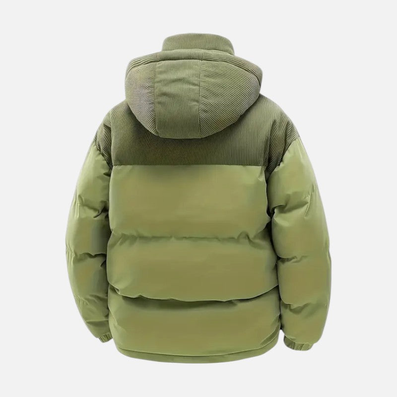 Élan Urbain™ | Veste détachable à capuche et blocs de couleur chaude