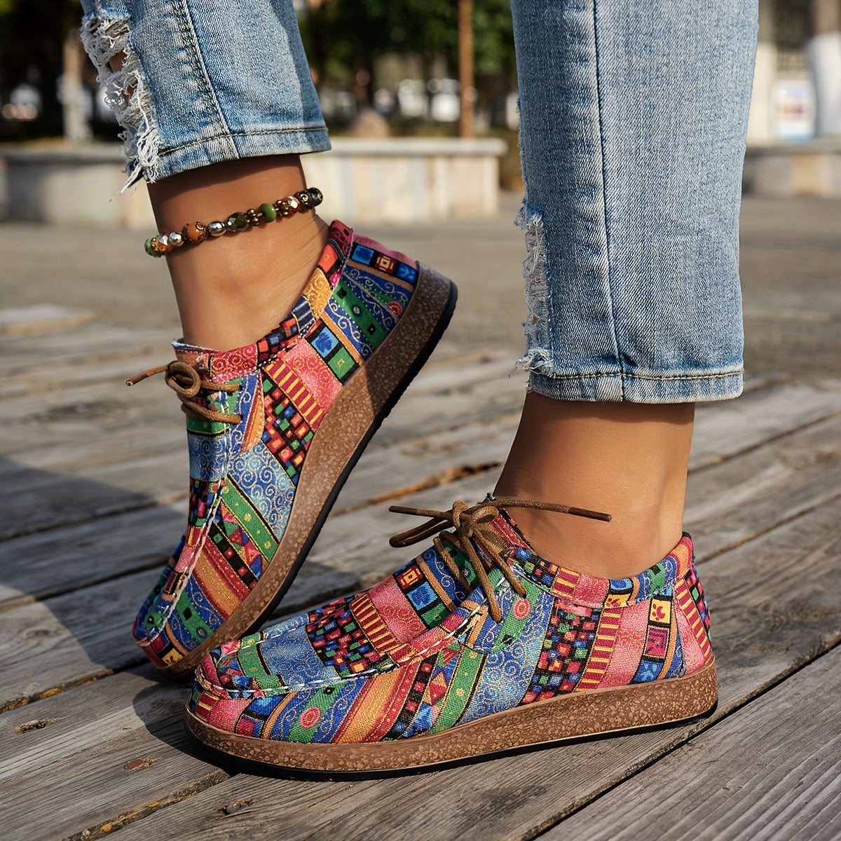 Élan Urbain™ | Chaussures rétro colorées pour femme