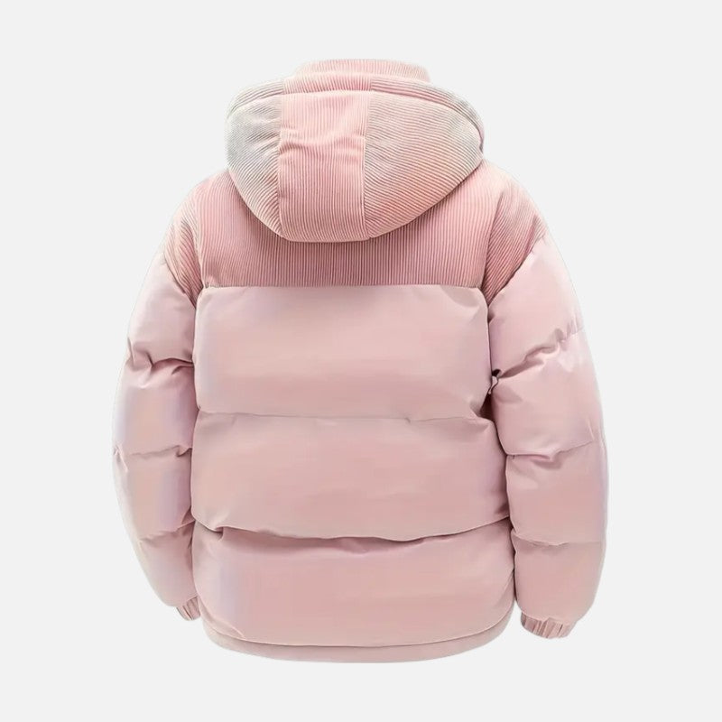 Élan Urbain™ | Veste détachable à capuche et blocs de couleur chaude