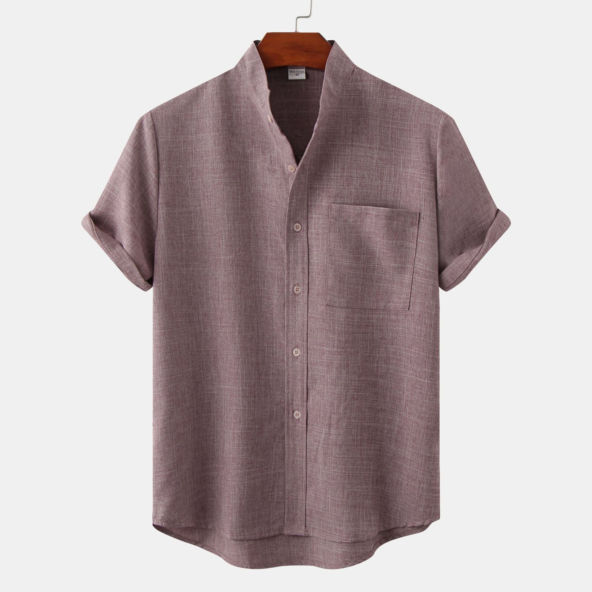 Élan Urbain™ | Chemise en coton unie avec boutons