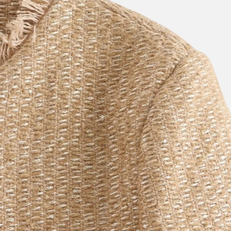 Élan Urbain™ | Veste chic en laine tweed