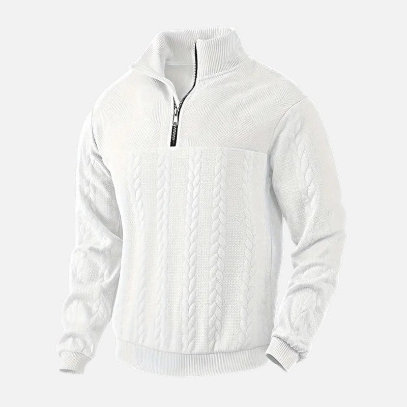 Élan Urbain™ | Sweat-shirt à manches longues et fermeture éclair pour homme