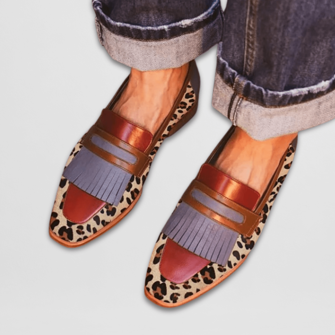 Élan Urbain™ | Mocassins élégants léopard