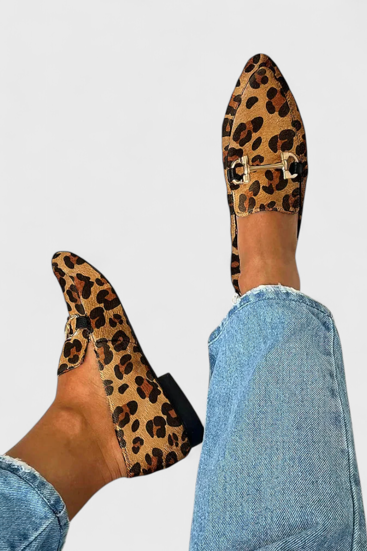 Élan Urbain™ | Mocassins élégants léopard