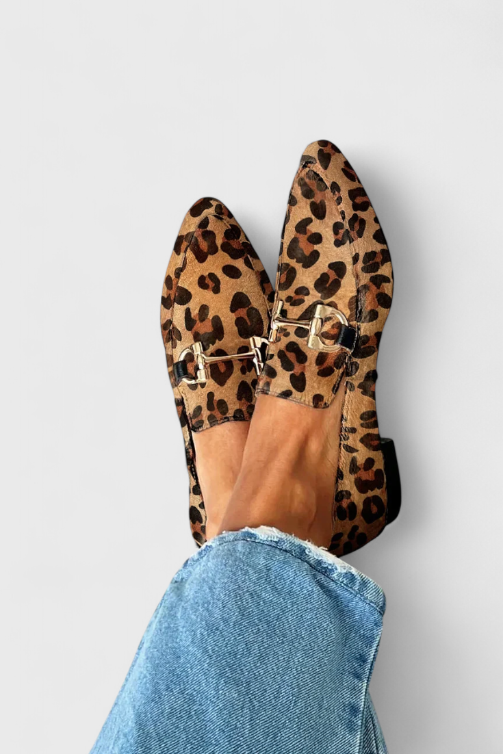 Élan Urbain™ | Mocassins élégants léopard