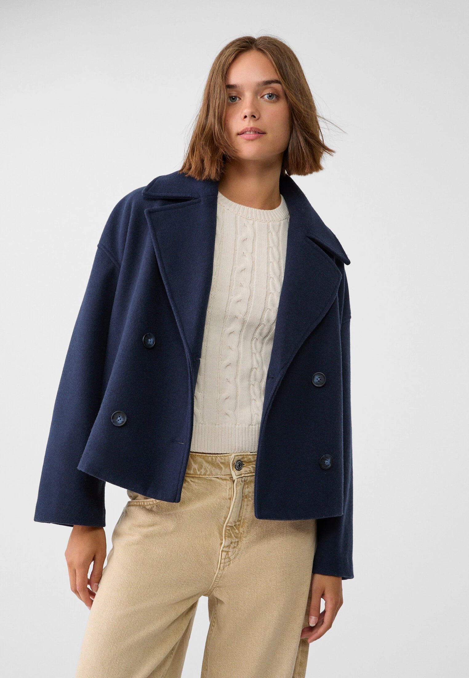 Élan Urbain™ | Manteau Femme Style Double Boutonnage Hiver