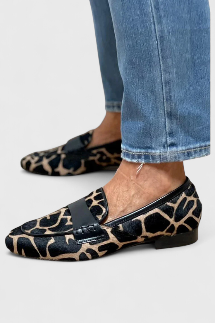Élan Urbain™ | Mocassins élégants léopard