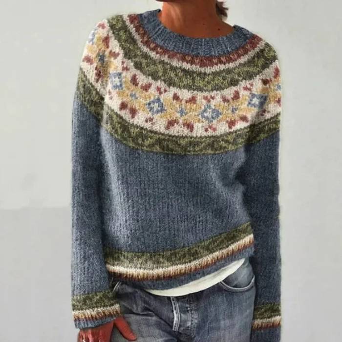 Élan Urbain™ - Pull Rétro Élégant