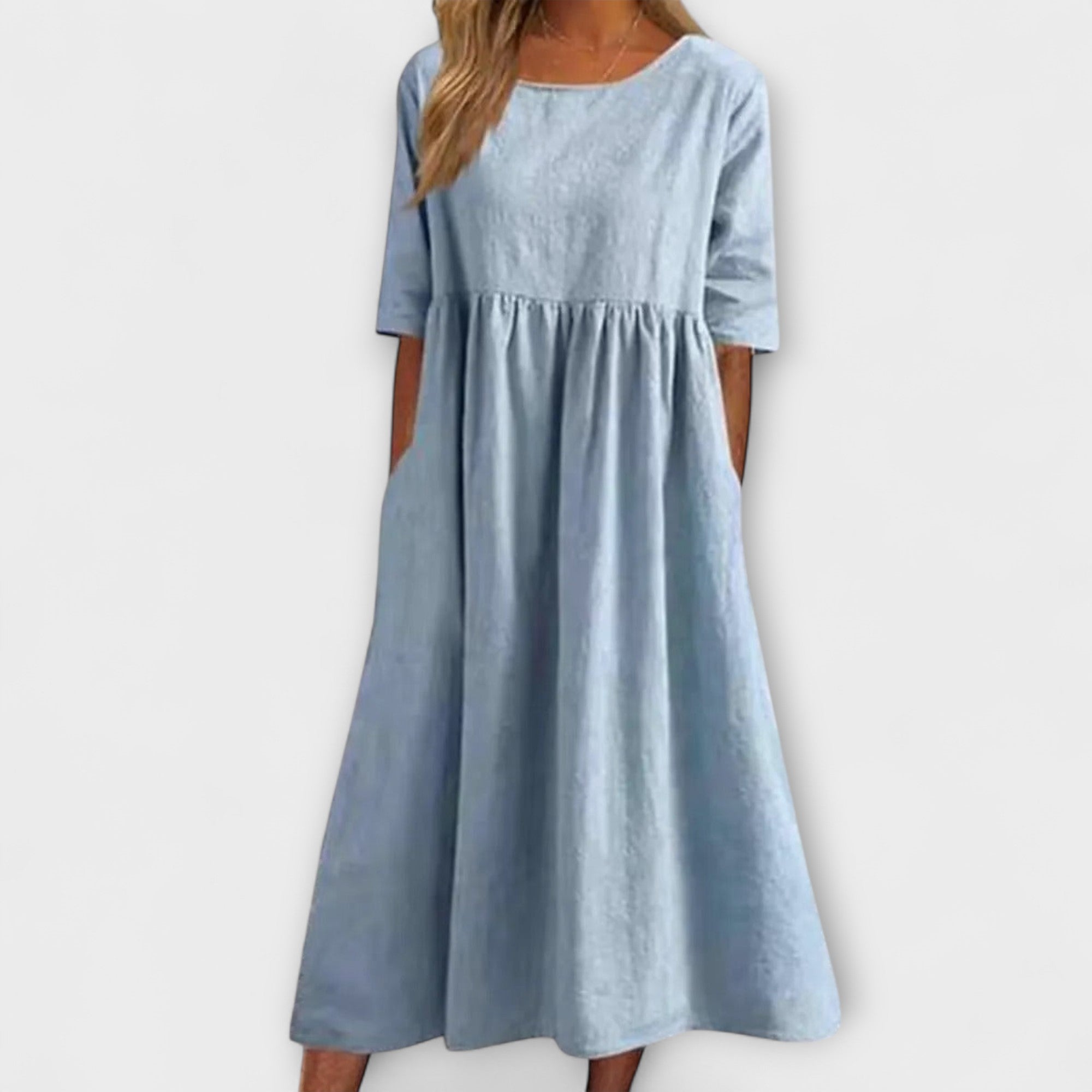 Élan Urbain™ | Robe Chic à Manches Courtes pour Femmes