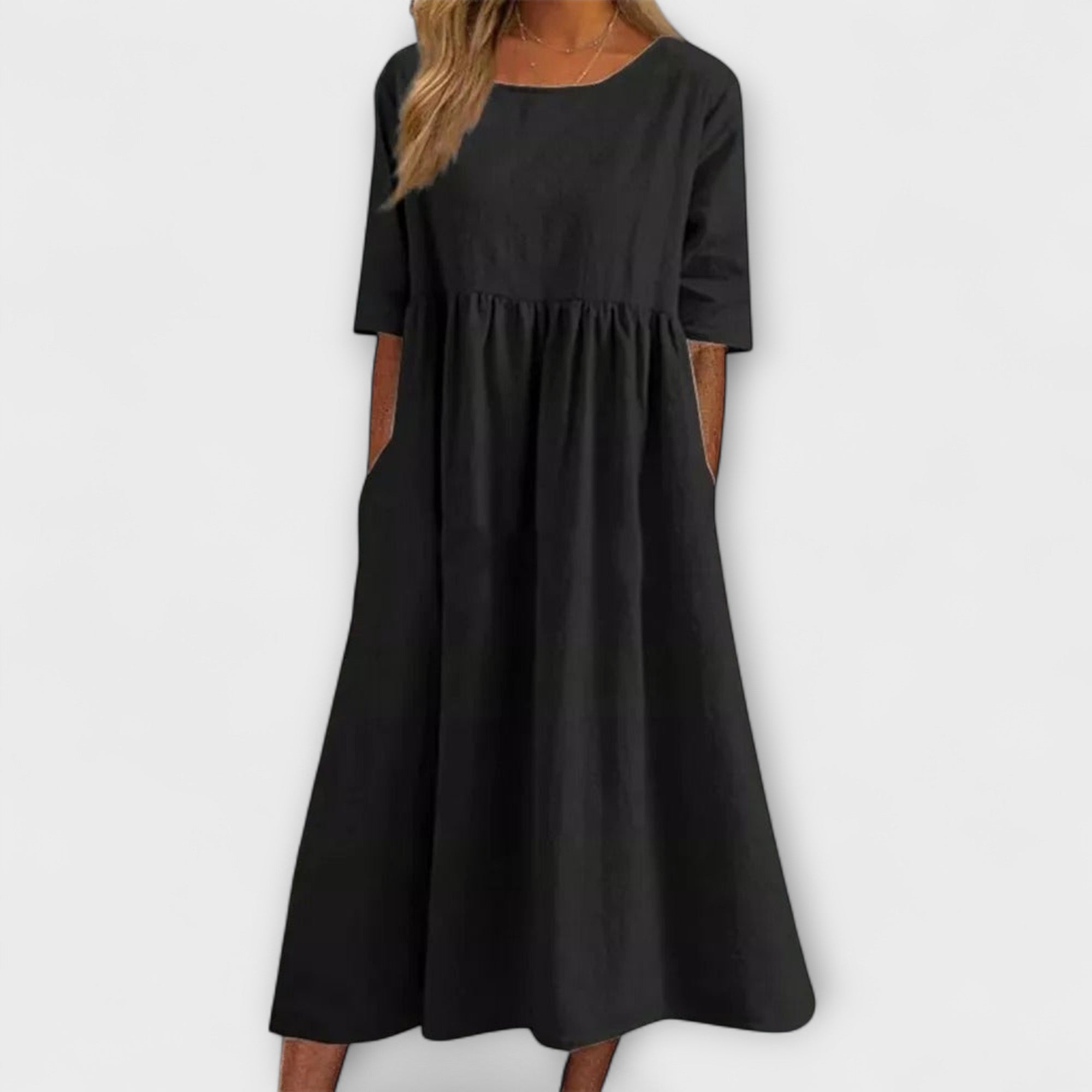 Élan Urbain™ | Robe Chic à Manches Courtes pour Femmes