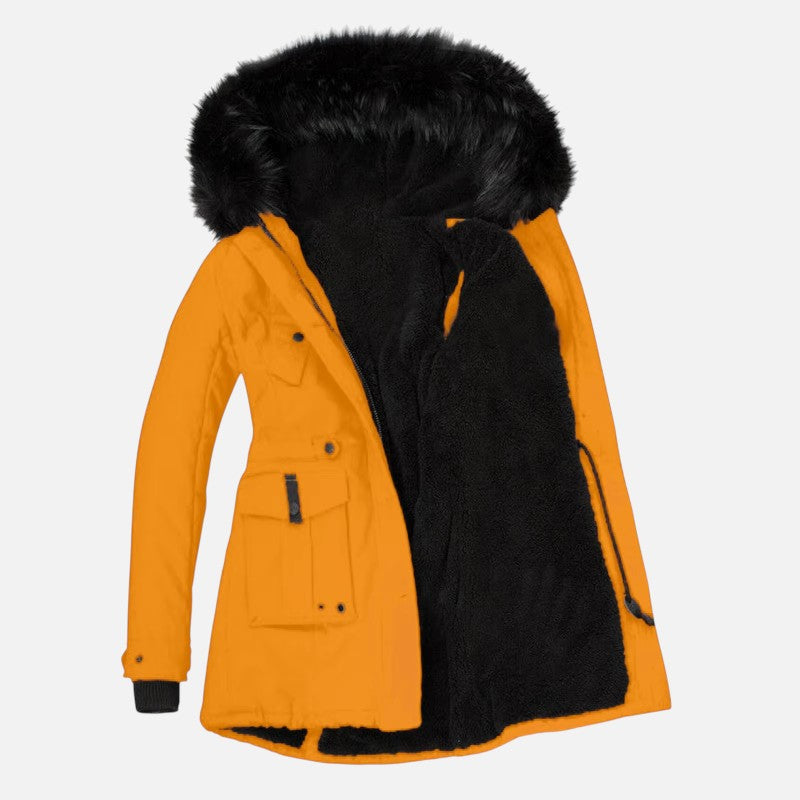 Élan Urbain™ | Veste Matelassée Imperméable avec Capuche pour Femmes